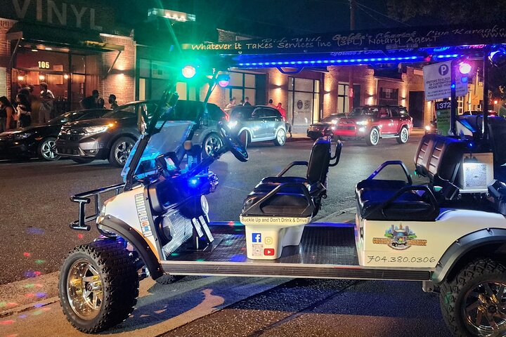 Bar Crawl on a Rollin Disco Ball Golf Cart in Charlotte - Photo 1 of 8